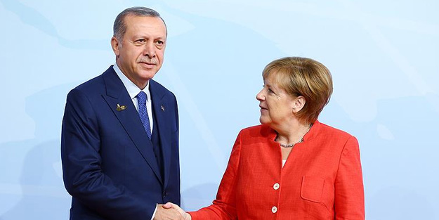 Erdoğan-Merkel görüşmesi başladı!