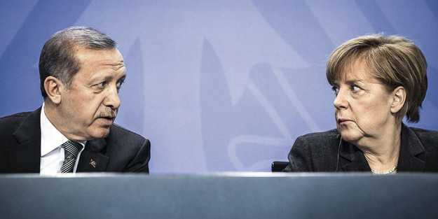 Erdoğan, Merkel'i yerin dibine soktu