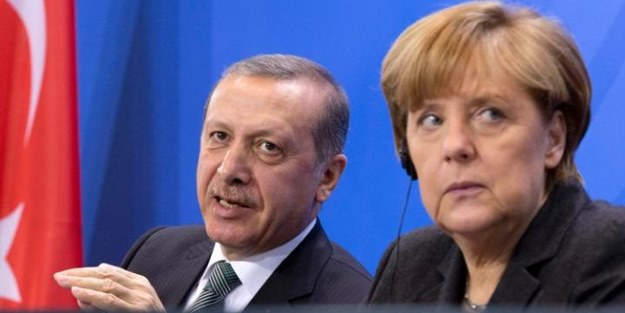 Cumhurbaşkanı Erdoğan, Merkel'le görüştü