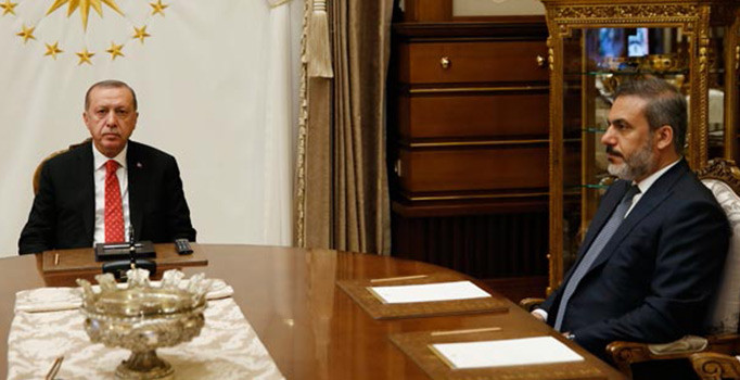 Erdoğan, MİT Müsteşarı Fidan'ı kabul etti