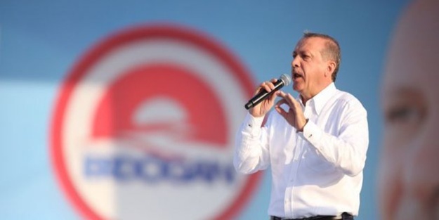 Erdoğan miting alanında vasiyetini açıkladı