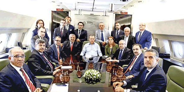 Erdoğan New York dönüşü uçakta önemli açıklamalarda bulundu