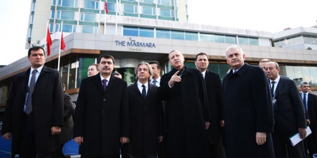 Erdoğan o pankarta kayıtsız kalmadı