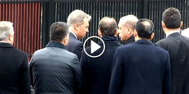 Erdoğan olay yerinde incelemelerde bulundu