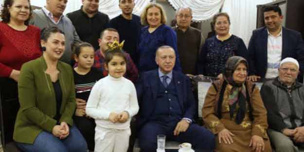 Erdoğan Öngeç ailesine misafir oldu