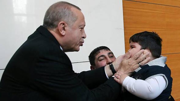 Erdoğan onu görünce dayanamadı