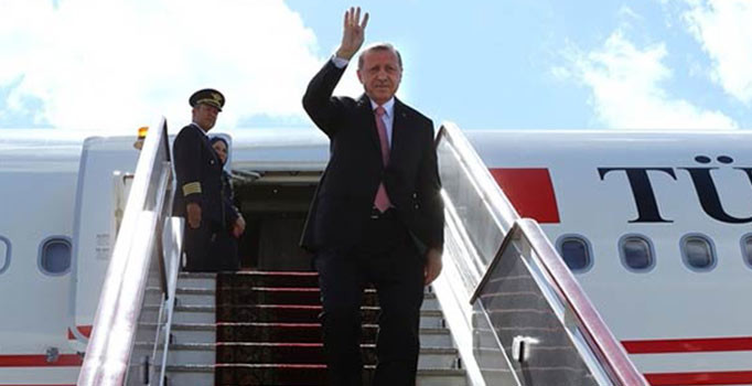 Erdoğan Özbekistan'a gitti