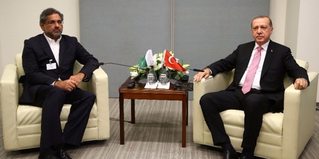 Erdoğan, Pakistan Başbakanını kabul etti