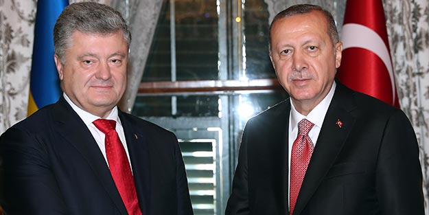 Erdoğan - Poroşenko görüşmesi sona erdi