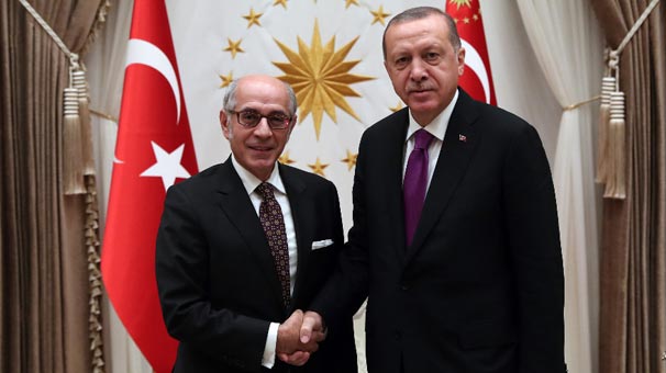 Erdoğan Prof. Dr. Hasan Bülent Kahraman'ı kabul etti