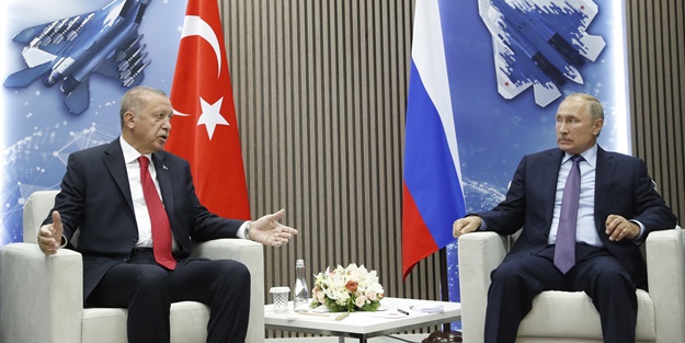 Erdoğan-Putin görüşmesi sona erdi