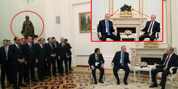 Erdoğan-Putin zirvesine damga vurdu! Heykel algısıyla ilgili gerçek ortaya çıktı