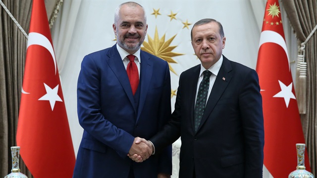 Erdoğan, Rama'yı kabul etti