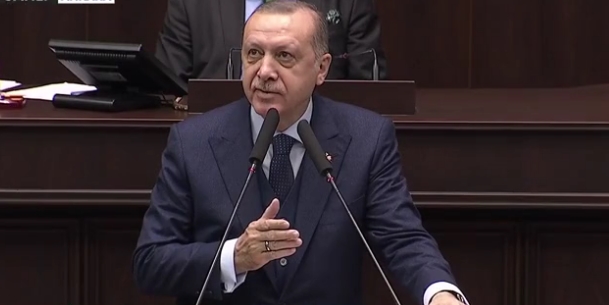 Erdoğan o slogana kayıtsız kalmadı