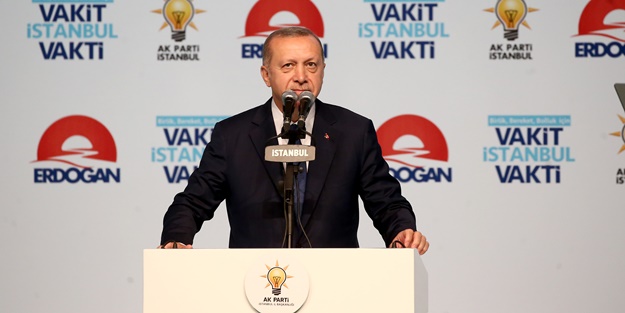 Erdoğan resti çekti! 