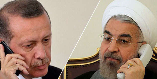 Erdoğan, Ruhani ile telefonda görüştü