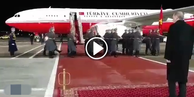 Erdoğan, Rusya'dan böyle uğurlandı