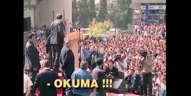 Erdoğan şiir okumak isteyince 