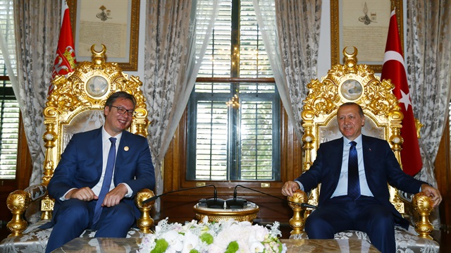 Erdoğan Sırbistan Cumhurbaşkanıyla görüştü