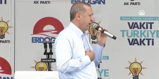 Erdoğan 'Sizin kafanız buna basmaz