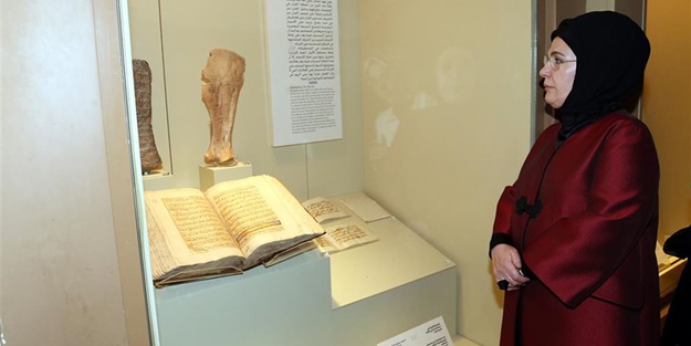 Erdoğan, Suudi Arabistan'da Ulusal Müze'yi ziyaret etti