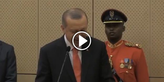Erdoğan Tanzanya'da yerel dil konuştu!