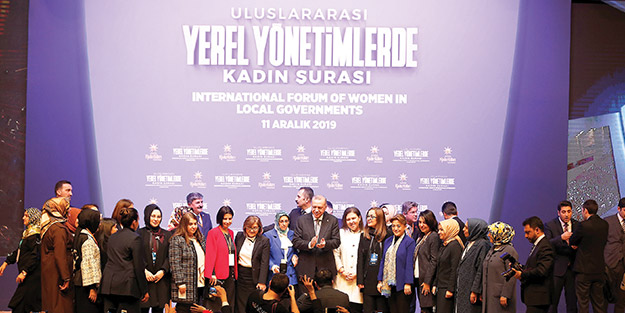 Erdoğan: Terör seviciler kadın şehitlerimize kör