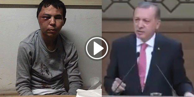 Erdoğan teröristin gözünün neden şiştiğini açıkladı
