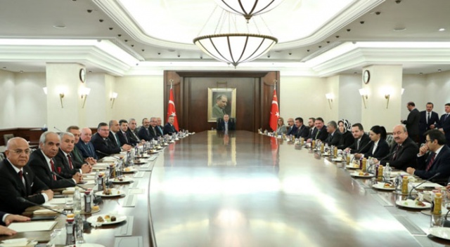 Erdoğan TİM heyetini kabul etti