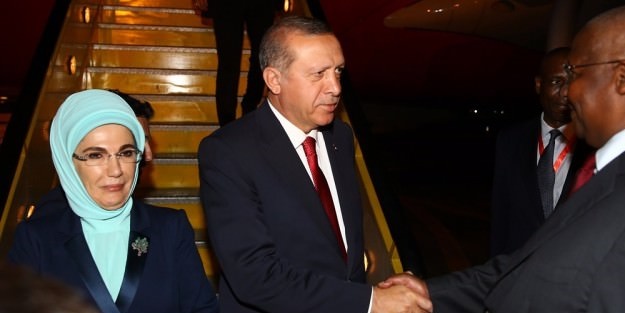 Erdoğan, top atışıyla karşılandı!