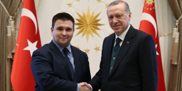 Erdoğan Ukrayna Dışişleri Bakanı'nı kabul etti