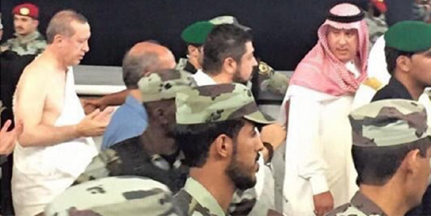 Erdoğan Umre yaparken böyle görüntülendi