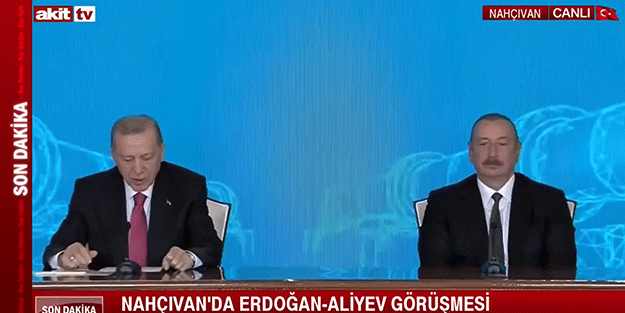 Erdoğan ve Aliyev'den müthiş hamle