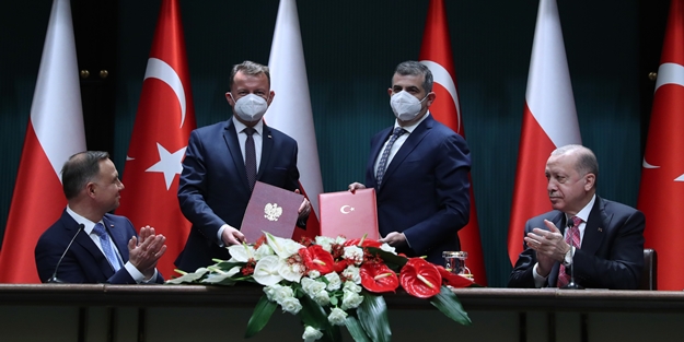 Erdoğan ve Duda'dan ortak basın toplantısı! 