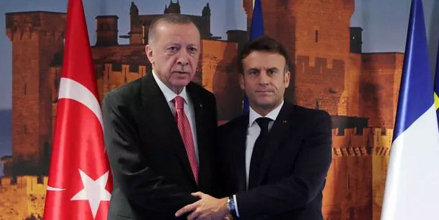 Erdoğan ve Macron arasında kritik görüşme