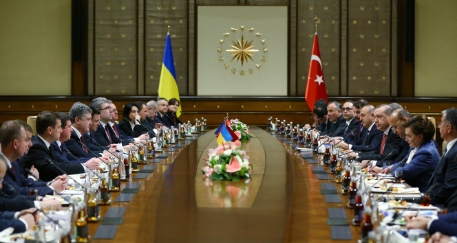 Erdoğan ve Poroşenko başkanlığında kritik zirve