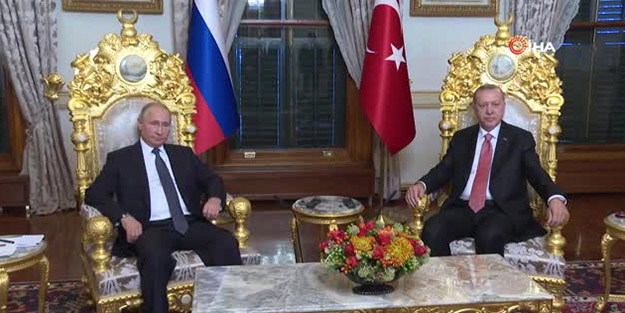 Erdoğan ve Putin, Mabeyn Köşkü'nde bir araya geldi