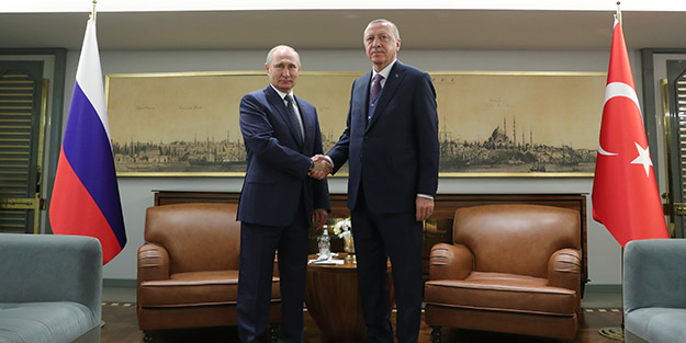 Erdoğan ve Putin'in ikili görüşmesi başladı