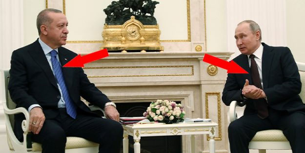 Erdoğan ve Putin'in kravatlarında dikkat çeken mesaj!