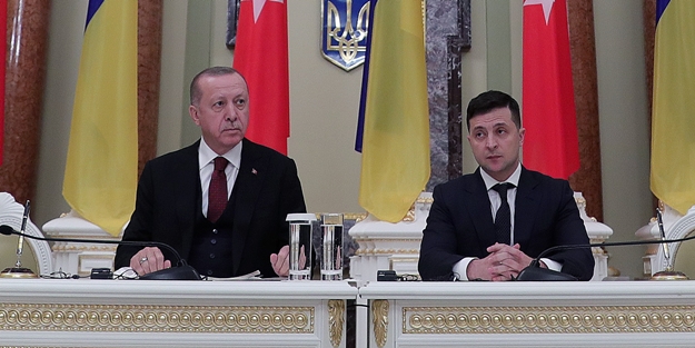 Erdoğan ve Zelenskiy'den ortak basın toplantısı