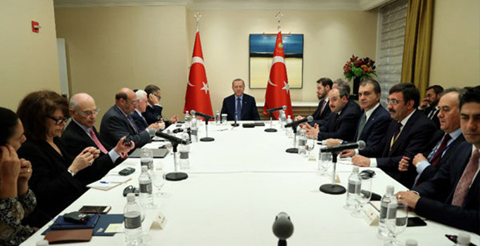 Erdoğan, Yahudi kuruluşlarının temsilcileriyle görüştü