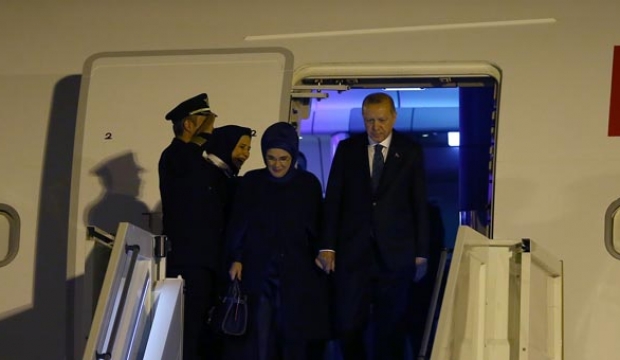 Erdoğan yurda döndü