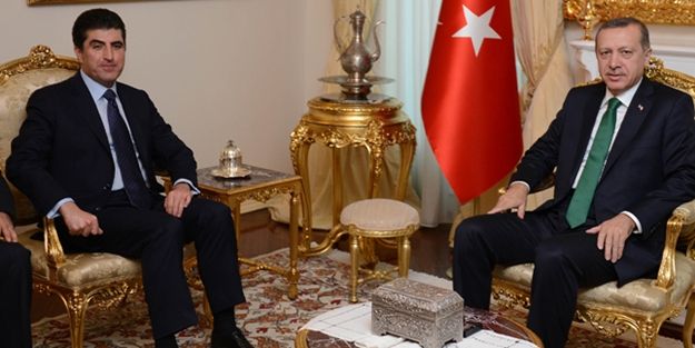 Erdoğan, Barzani ile 3 saat görüştü