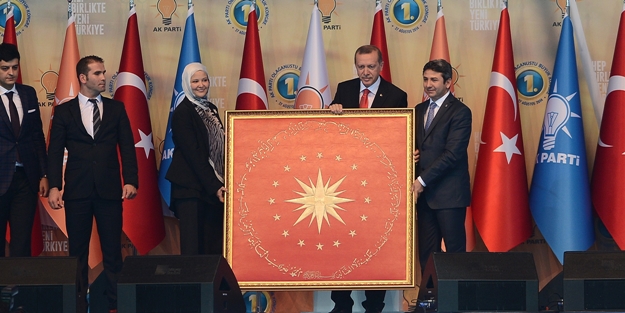 Erdoğan'a Fatiha sureli Cumhurbaşkanlığı forsu