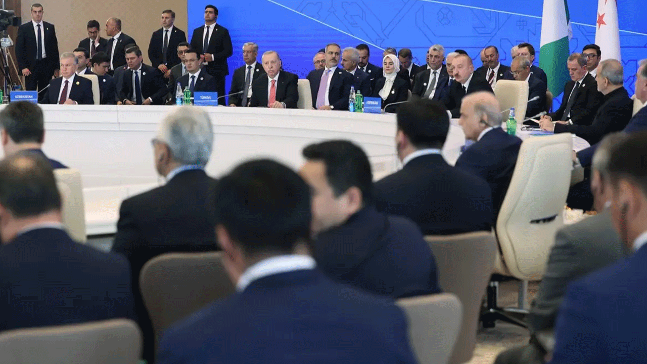 Erdoğan'dan Azerbaycan'da Gazze çağrısı