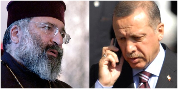 Erdoğan'dan Başpiskopos'a telefon!