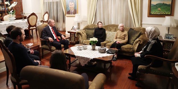 Erdoğan'dan Baykal ailesine taziye ziyareti