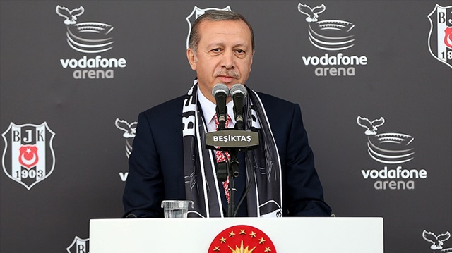 Erdoğan'dan Beşiktaş'a tebrik telefonu