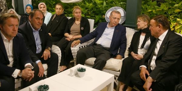 Erdoğan'dan Demirören ailesine taziye ziyareti