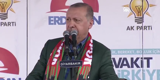 Erdoğan'dan Diyarbakır'da çok sert Demirtaş çıkışı